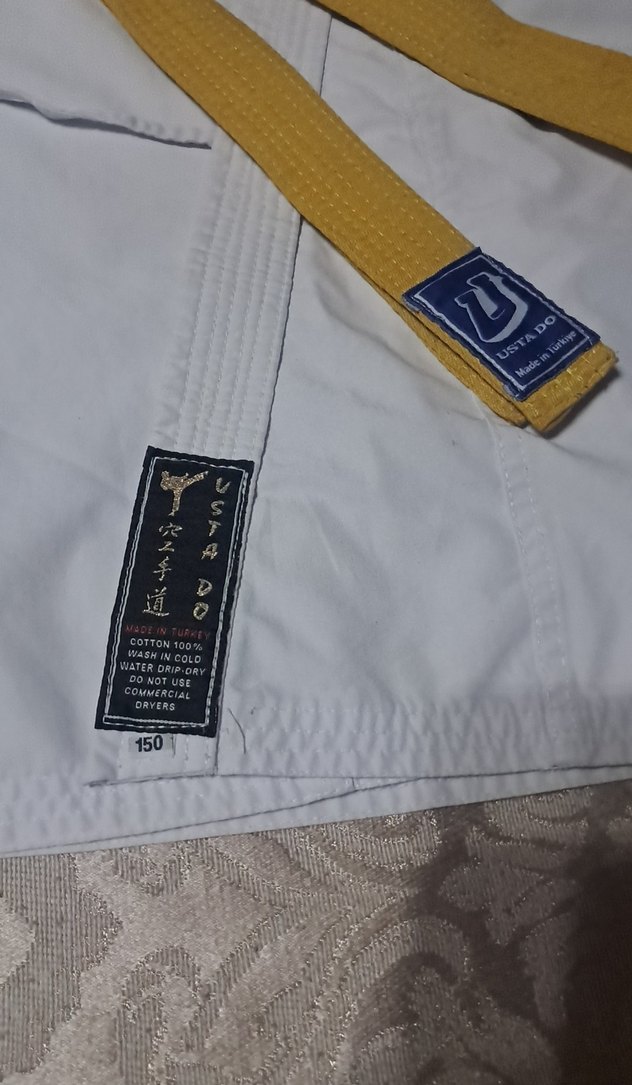 sari Kemerli karete kıyafet - Görsel 2