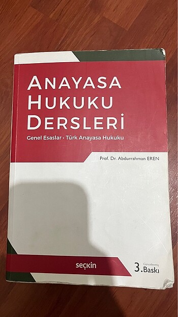anayasa hukuku abdurrahman eren