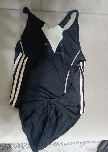 42 Beden siyah Renk Adidas Siyah Fermuarlı Kadın Mayo