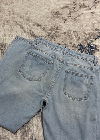 U.S POLO ASSN. Yırtmaçlı kadın pantolonu - Görsel 6