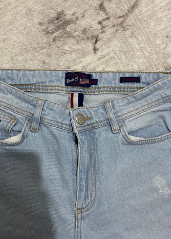 U.S POLO ASSN. Yırtmaçlı kadın pantolonu - Görsel 2