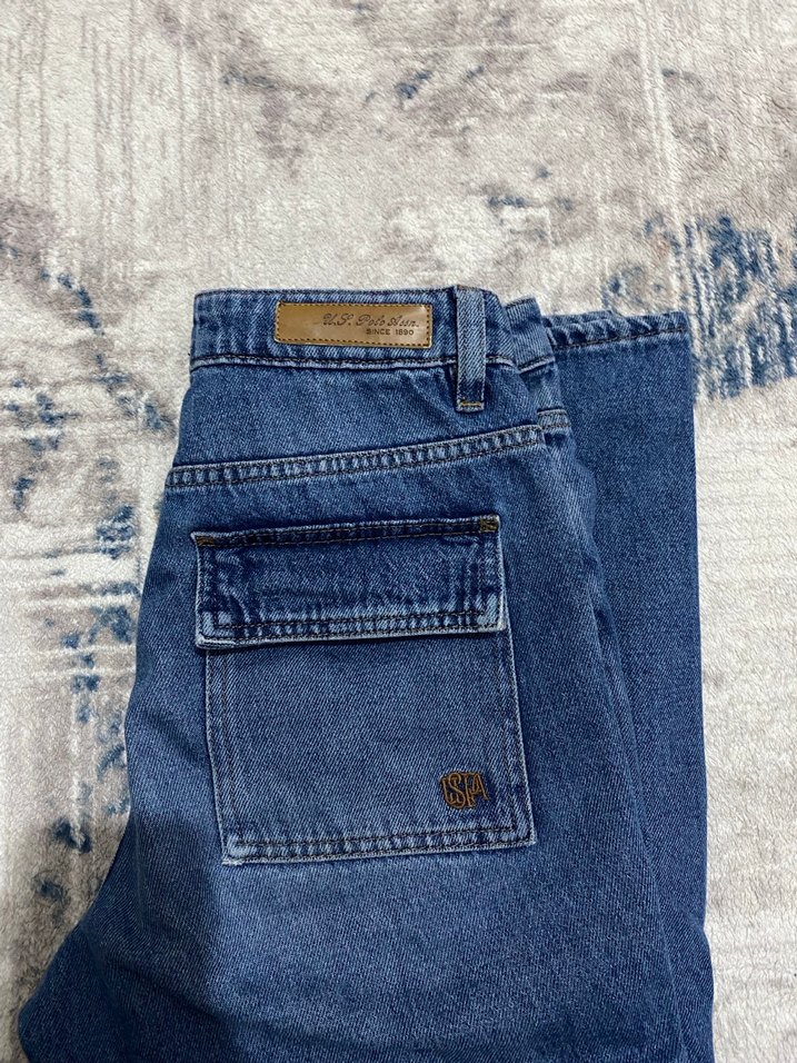 U.S POLO ASSN. kargo cepli kadın pantolon - Görsel 3