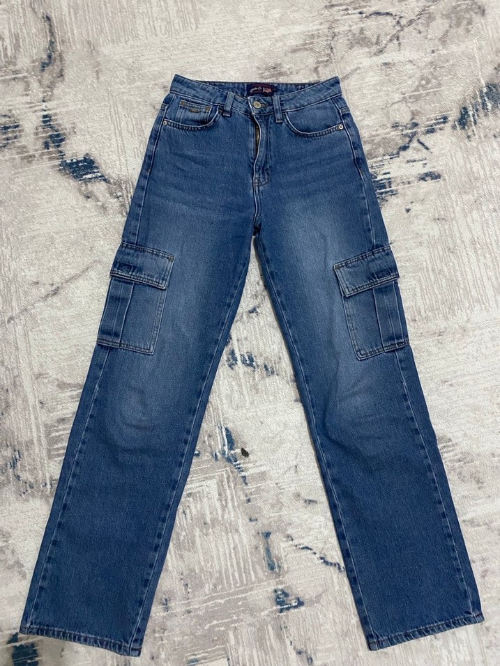 U.S POLO ASSN. kargo cepli kadın pantolon - Görsel 4