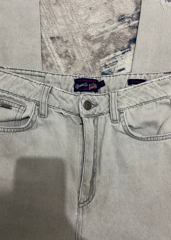 U.S POLO ASSN. Gri Kadın Jean Pantolon - Görsel 2
