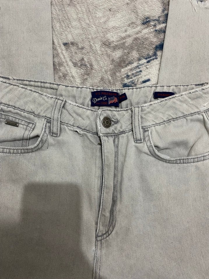 U.S POLO ASSN. Gri Kadın Jean Pantolon - Görsel 2