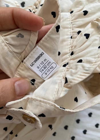 LC Waikiki Kız Çocuk Beyaz Fırfırlı Pamuklu Elbise