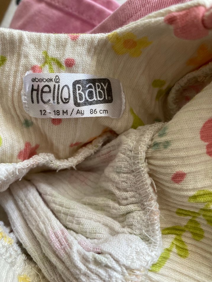 Nakışlı Fırfırlı Kız Bebek Takımı - Görsel 2