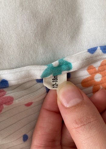 Çiçek Desenli Uzun Kollu Bebek Kız Takımı - Görsel 2