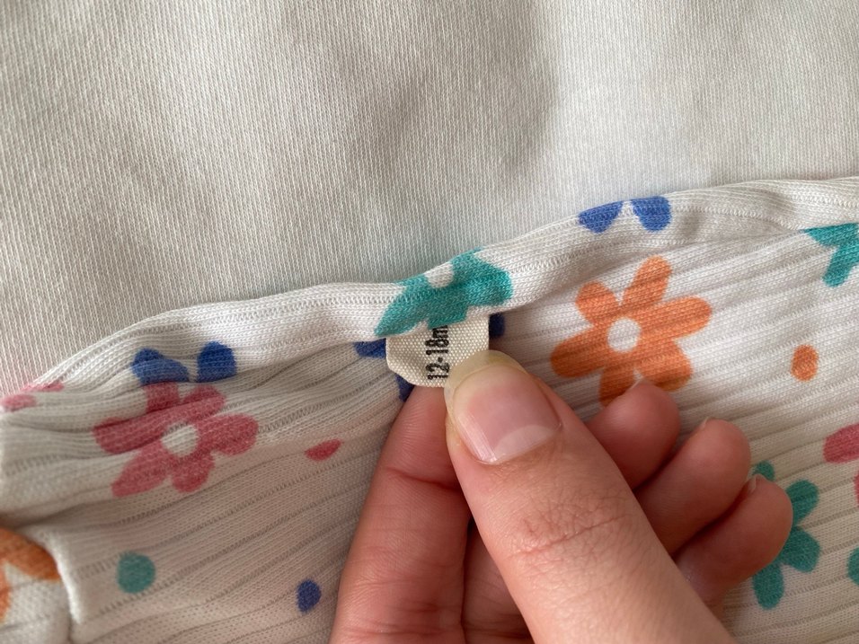 Çiçek Desenli Uzun Kollu Bebek Kız Takımı - Görsel 2