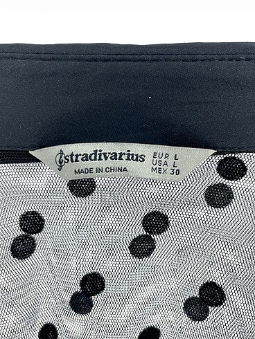 l Beden siyah Renk Stradivarius Uzun Elbise %70 İndirimli.