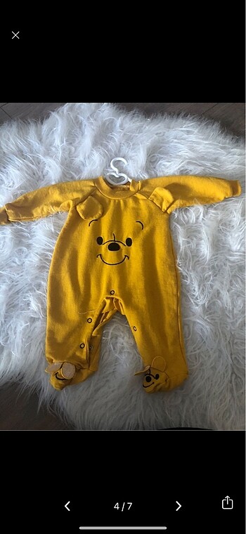 3 Ay Beden gri Renk Bebek tulumu
