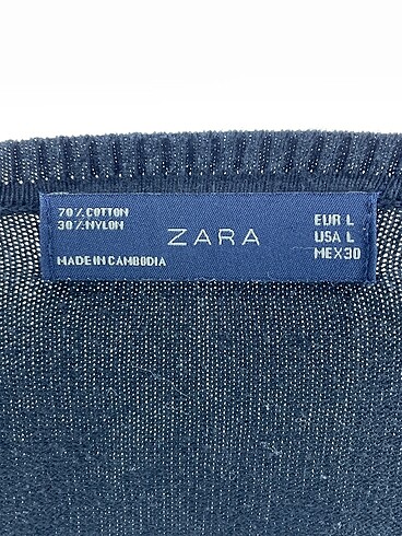 l Beden siyah Renk Zara Hırka %70 İndirimli.