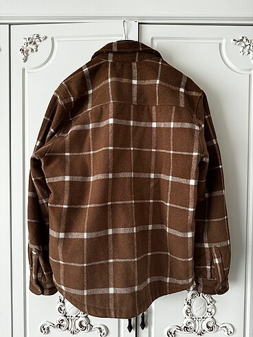 Pull and Bear Pull and bear kareli ince ceket