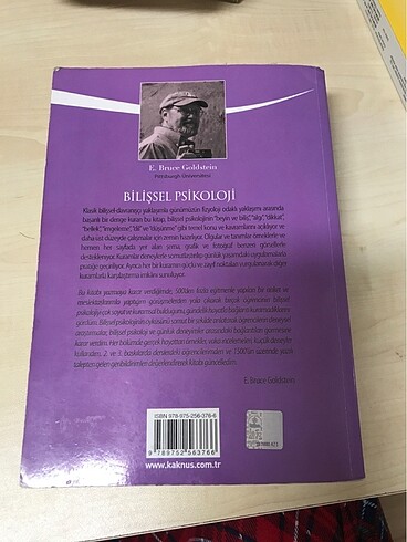  BİLİŞSEL PSİKOLOJİ