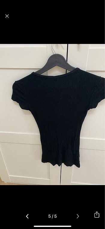 m Beden siyah Renk Fitilli tshirt