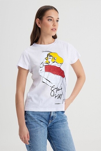 Kadın zara tshirt