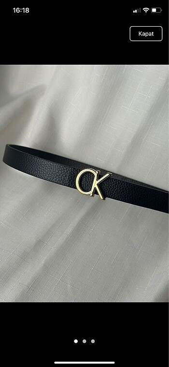 Calvin klein kemer