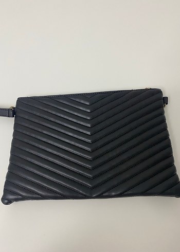  Beden siyah Renk Yves saint laurent clutch çanta