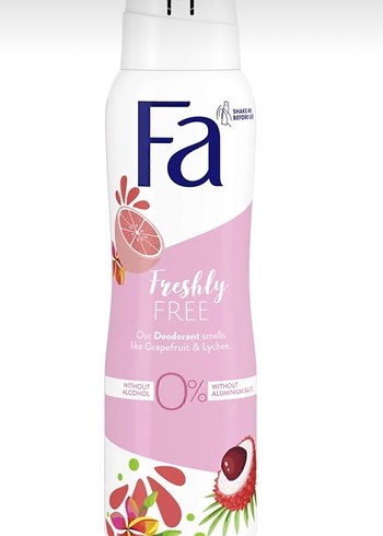 Fa Freshly Free Kadın Deodorant 150ml - Görsel 2