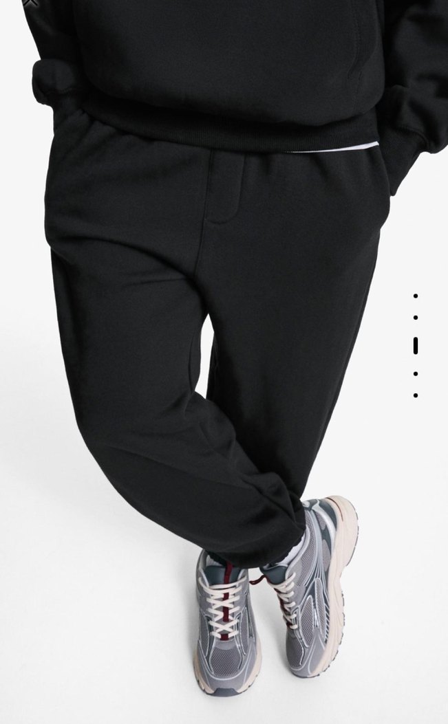 Erkek Siyah Bershka eşofman - Görsel 3