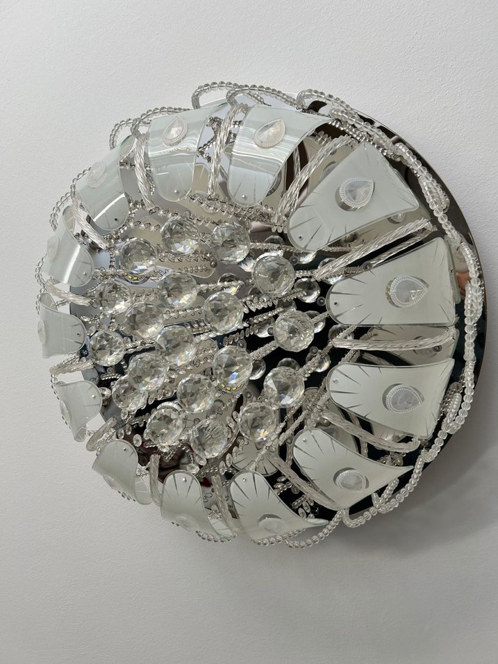 Bej Kristal Tavan Lambası - Görsel 4