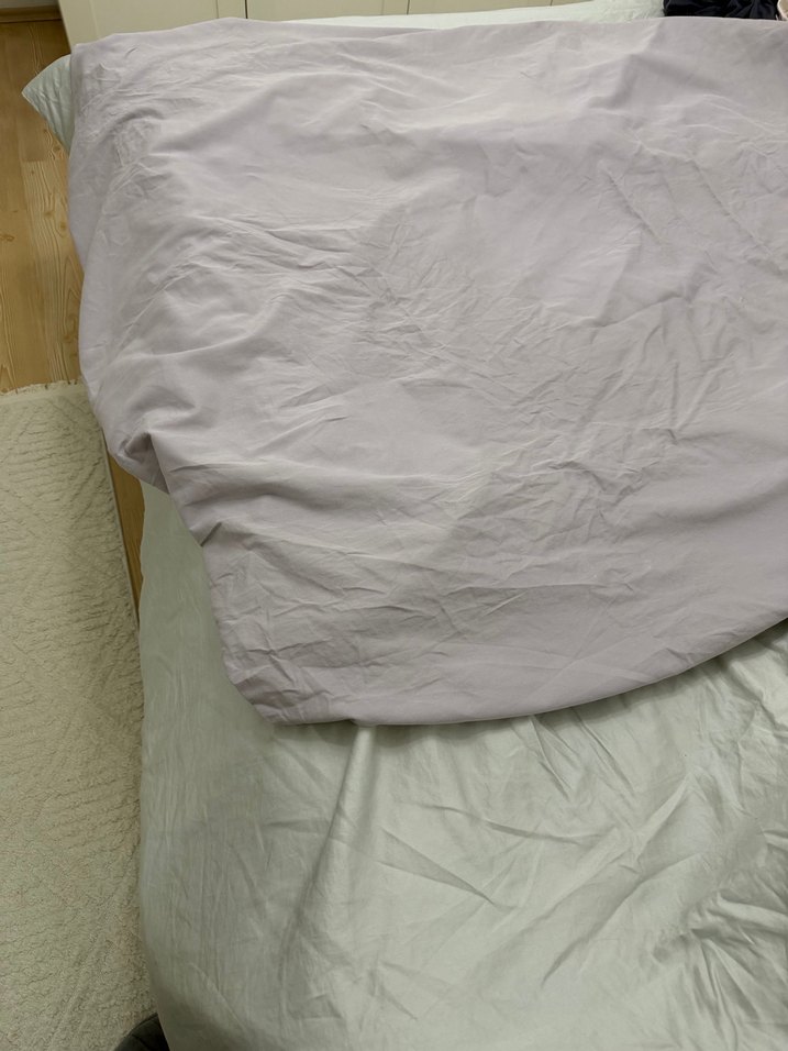 Gri Düz Nevresim ve Çarşaf Takımı - Görsel 2