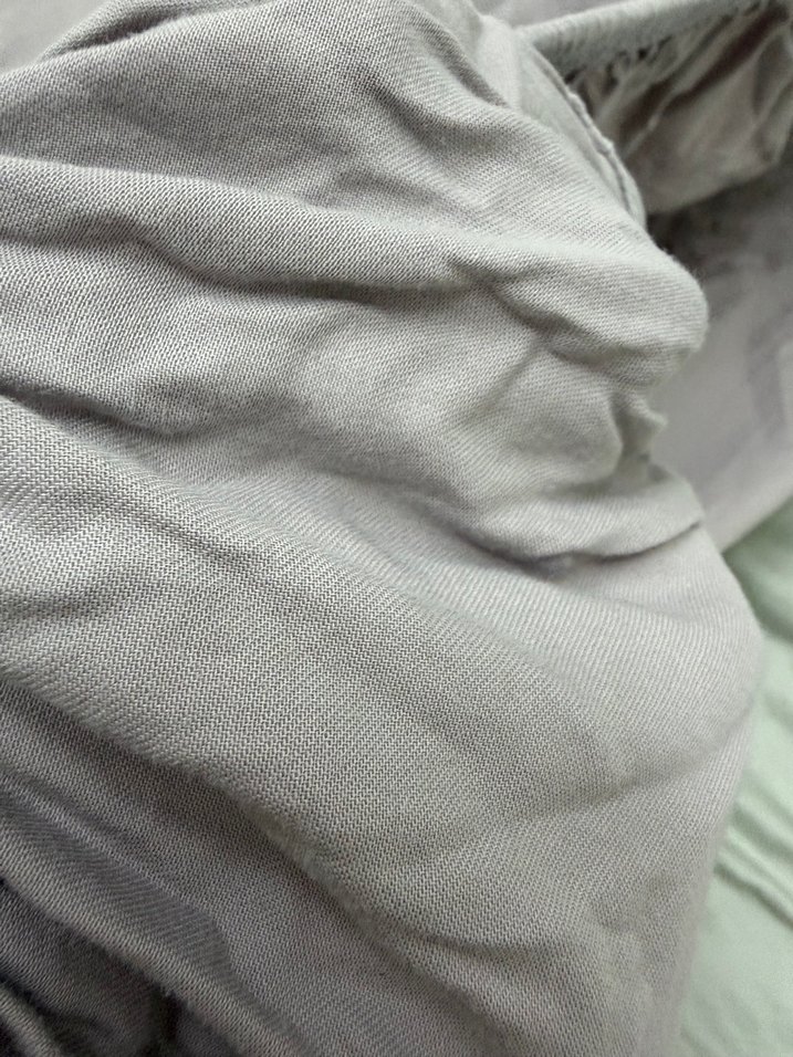 Gri Düz Nevresim ve Çarşaf Takımı - Görsel 4