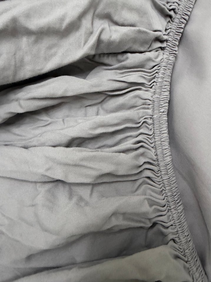 Gri Düz Nevresim ve Çarşaf Takımı - Görsel 3