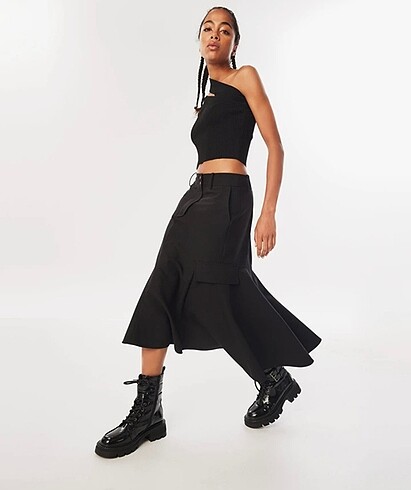 s Beden Twist Crop Triko