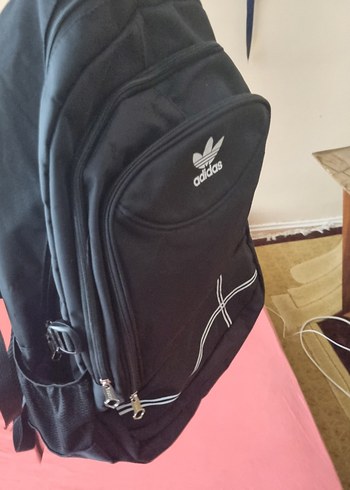 Jack Wolfskin Adidas Siyah Fermuarli Erkek Sirt Cantasi