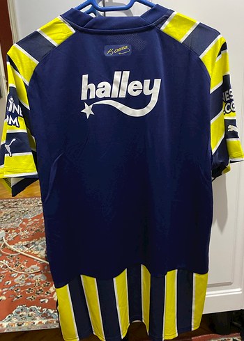 Sarı Lacivert Çizgili Erkek Forma - Görsel 3