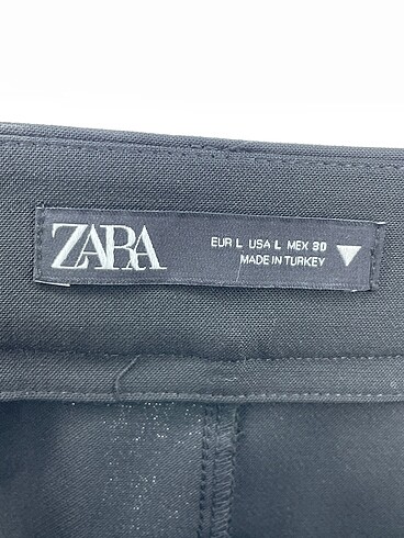 l Beden siyah Renk Zara Mini Etek %70 İndirimli.