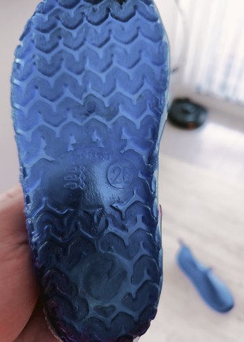 26 Beden mavi Renk Mavi Erkek çocuk Su Ayakkabısı Velcro Kapamalı