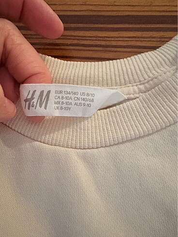 8 Yaş Beden H&M Çocuk Sweatshirt