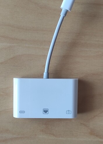 Microsonic Lightning to Ethernet & USB Adapter Kablo, iPhone, iP