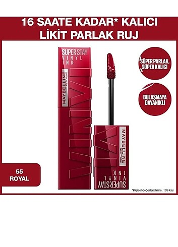 Maybelline kalıcı parlak ruj