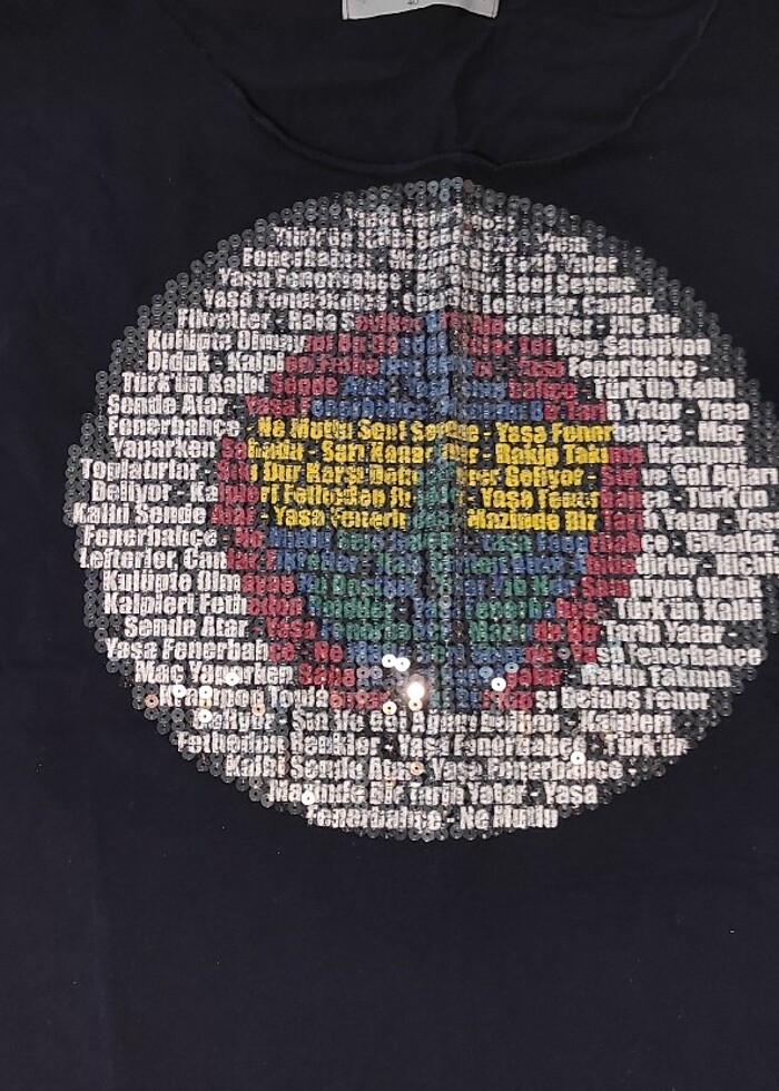 Fenerbahçe kadın taraftar tişört  - Görsel 3