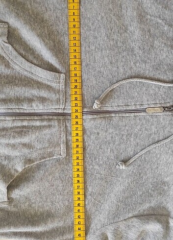 Crop hoodie - kapşonlu crop sweatshirt  - Görsel 6