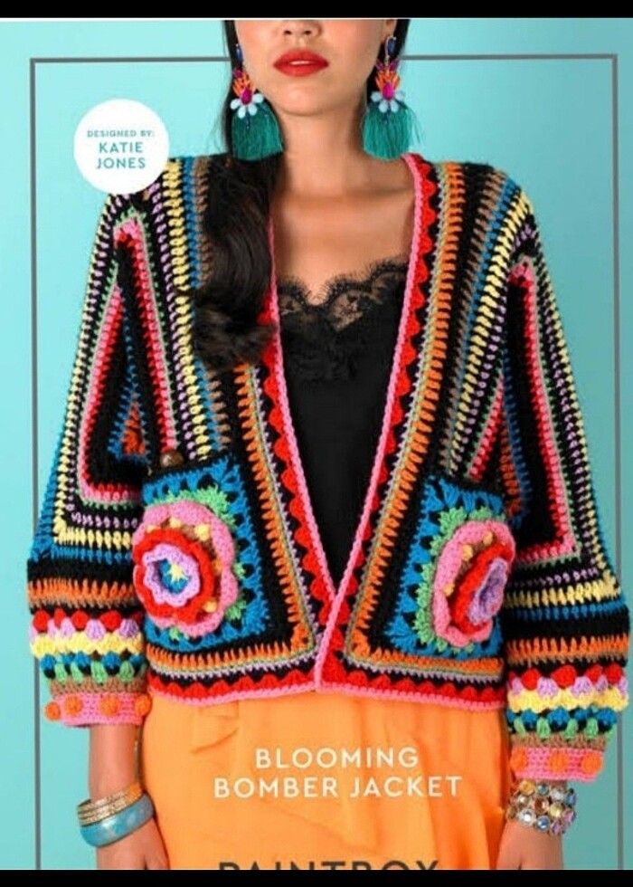 Otantik Tasarım el örgüsü hırka  - Görsel 2