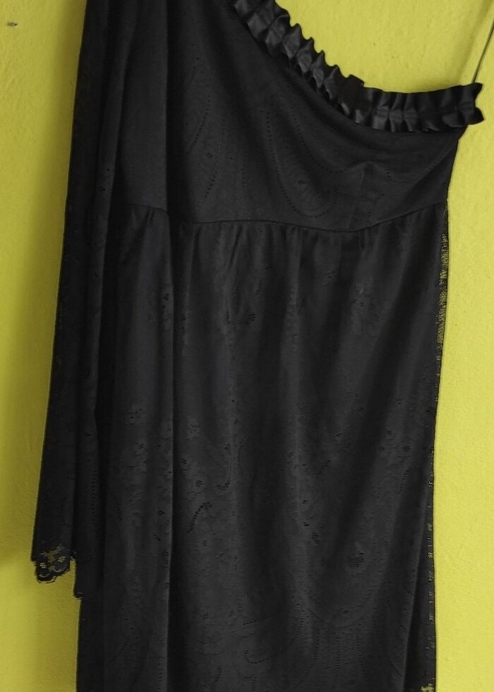 Mango dantelli gece elbisesi  - Görsel 2