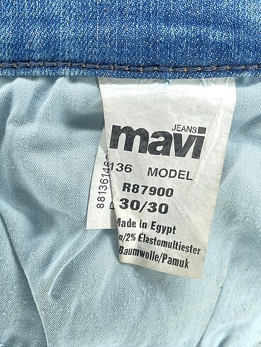 30 Beden mavi Renk Mavi Jeans Jean / Kot %70 İndirimli.