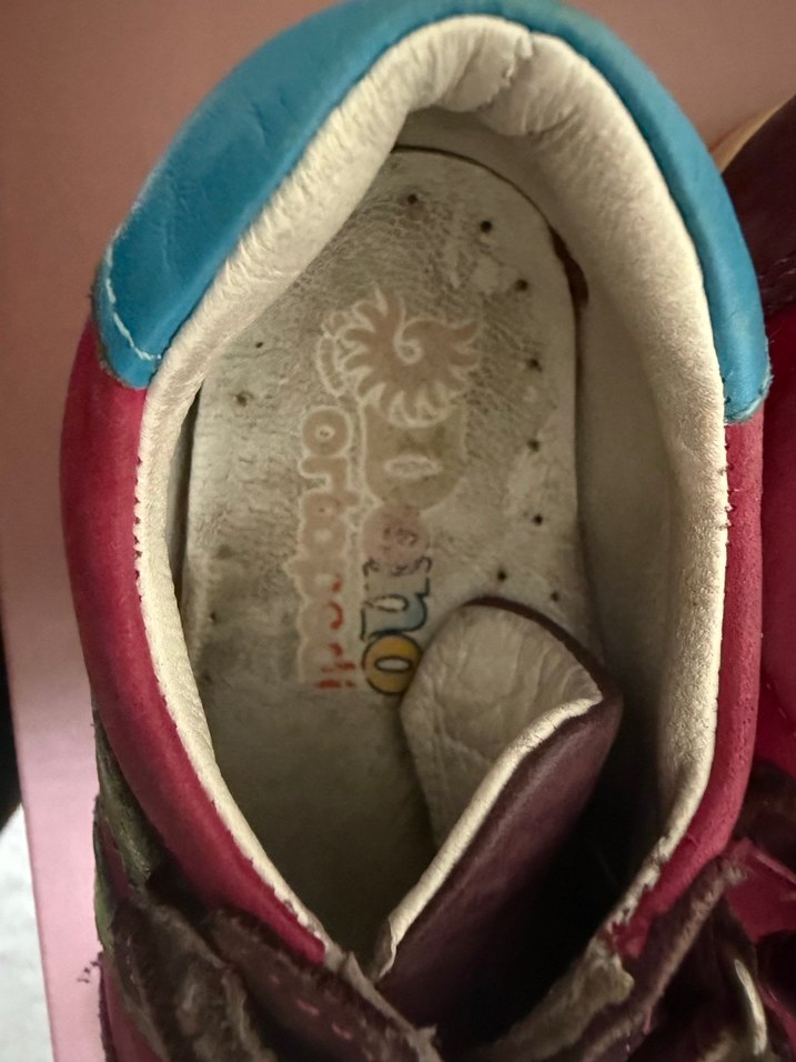 Kız Çocuk İlk Adım Ayakkabısı Pembe Velcro - Görsel 3