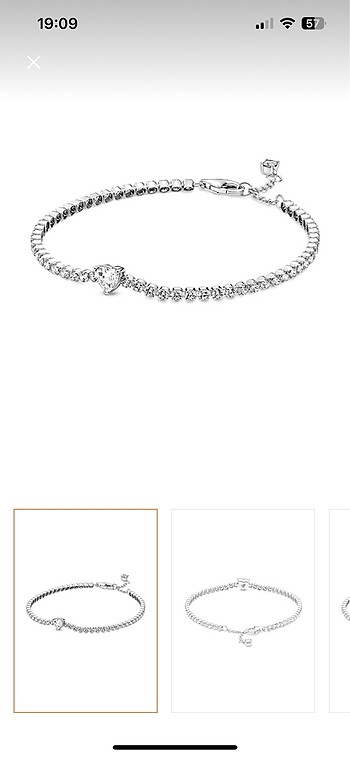 PANDORA KALPLİ TENİS BİLEKLİK SIFIR