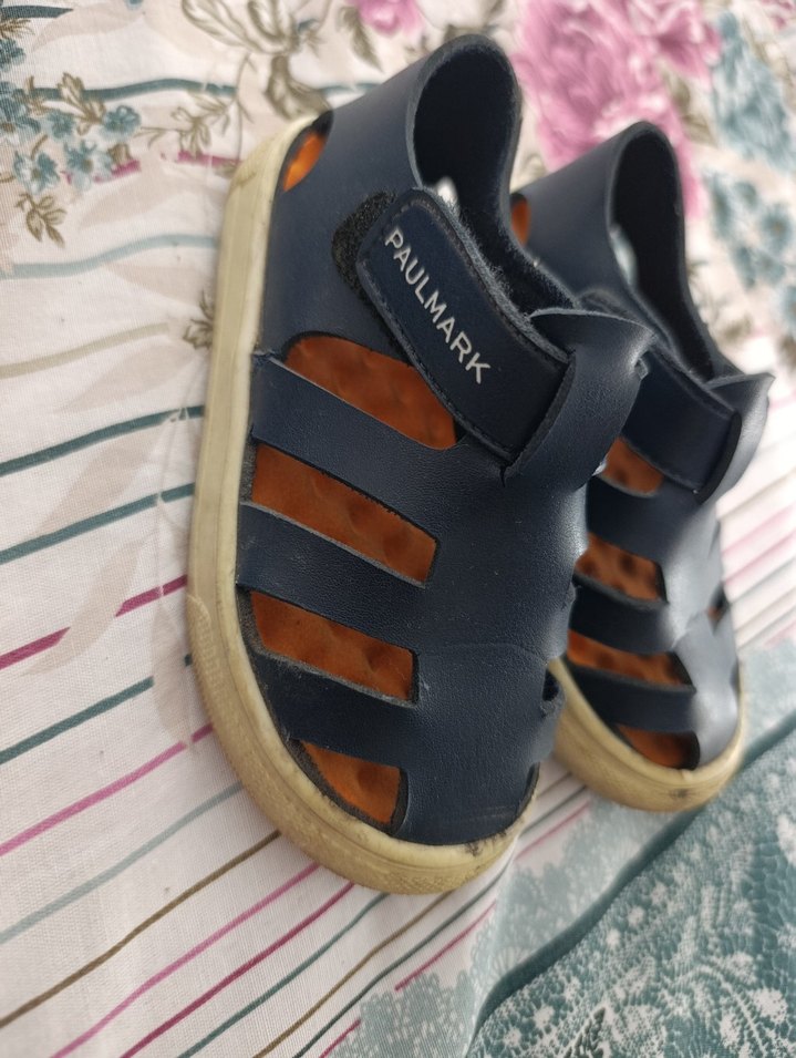 Erkek Çocuk Mavi Tokalı Kauçuk Sandalet 24 numara - Görsel 3