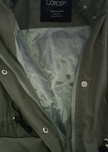 Haki yağmurluk - Görsel 5