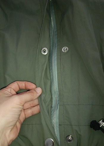 Haki yağmurluk - Görsel 2