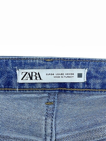 34 Beden mavi Renk Zara Jean / Kot %70 İndirimli.