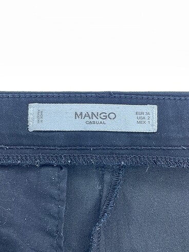 34 Beden siyah Renk Mango Kumaş Pantolon %70 İndirimli.