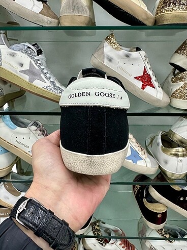 37 Beden siyah Renk Golden Goose Deluxe Superstar
