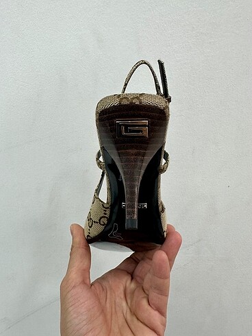 39 Beden kahverengi Renk Gucci Slingback